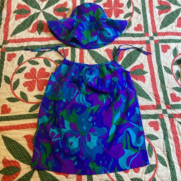 1960’s Hawaiian Bikini with Matching Hat and Tank Top - Picture 5 of 8